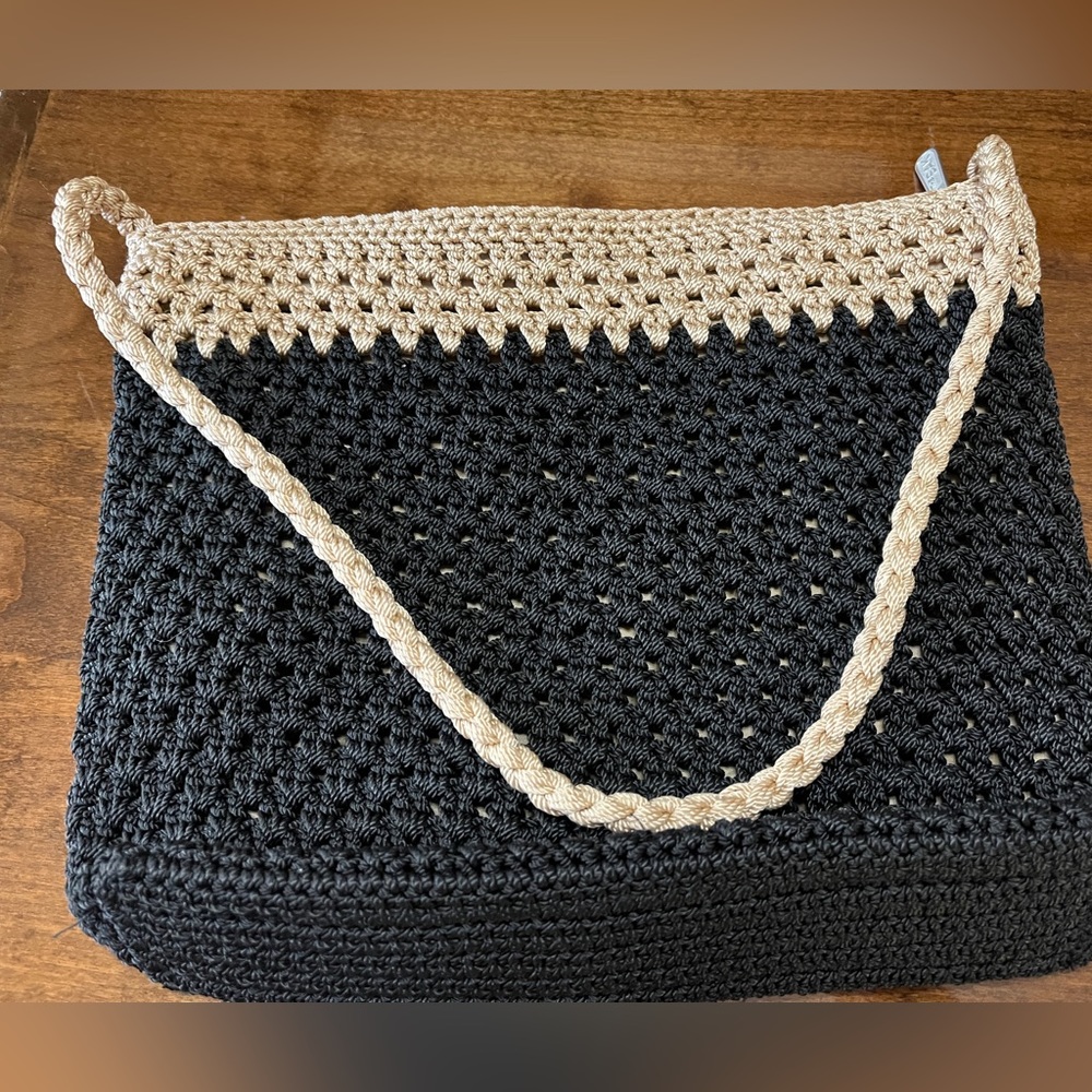 The Sak Black and Tan Bag Purse